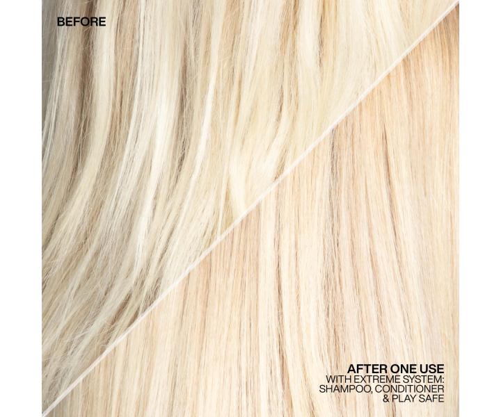 Bezoplachov pe s tepelnou ochranou pro poslen pokozench vlas Redken Extreme - 200 ml