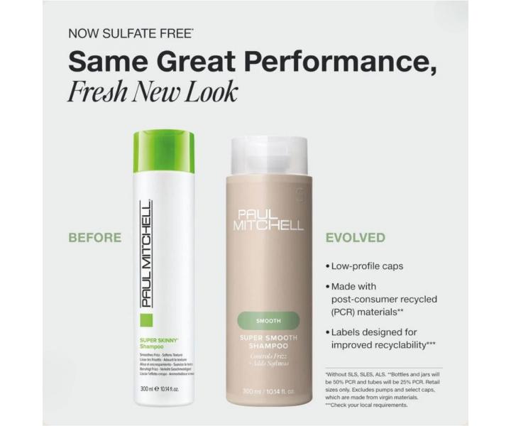Uhlazuj�c� �ampon pro krepat� vlasy Paul Mitchell Smooth Super Smooth Shampoo - 300 ml