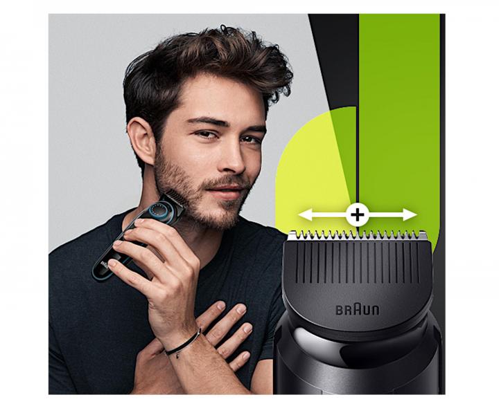 Zastřihovač vlasů a vousů Braun BeardTrimmer 3 BT3340 + holicí strojek Gillette Proglide zdarma