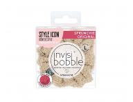 Ozdobná spirálová gumička Invisibobble Sprunchie Original Bear Necessities  - světle hnědá