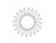 Dětská spirálová gumička do vlasů Invisibobble Kids Princess Sparkle - čirá se třpytkami, 3 ks