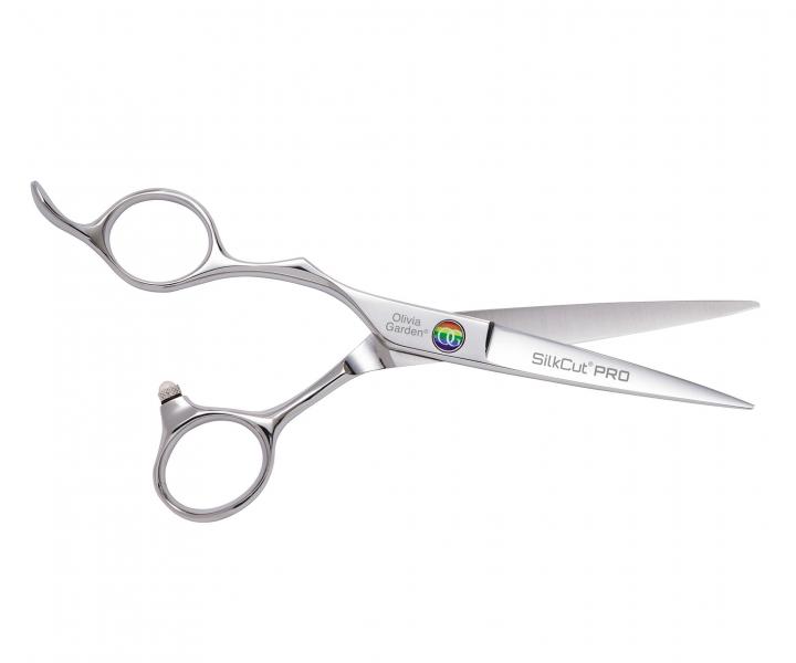 Sada nůžek 5,75" a efilačních nůžek 6,35" pro leváky Olivia Garden SilkCut Pro Pride Edition