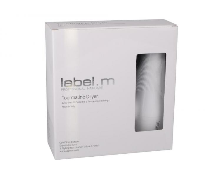 Fén na vlasy Label.m Tourmaline Dryer - 2200 W, bílý