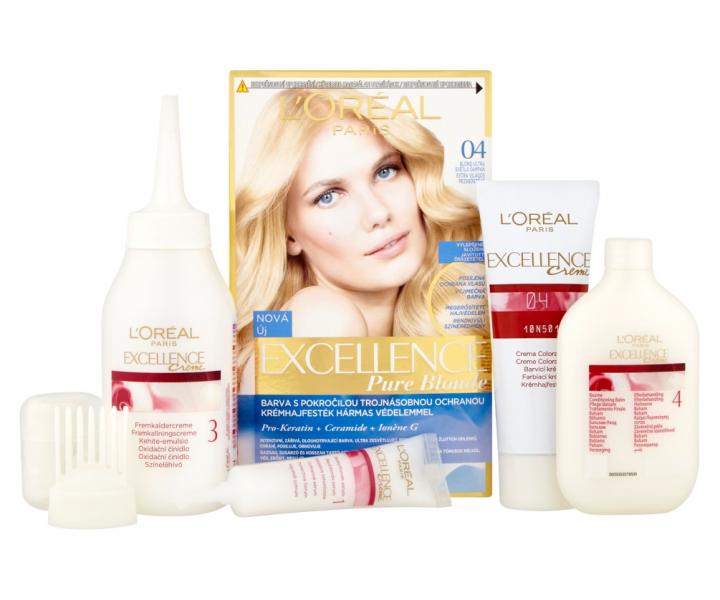 Permanentní barva Loréal Excellence 04 blond ultra světlá šampaň