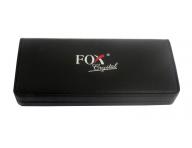 Kadeřnické nůžky Fox Crystal Konvex rubín - 5,5 cm