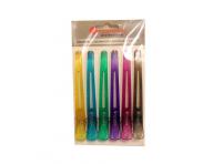 Klipsy do vlasů Hairway 11 cm - 6 ks barevné