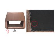 Kadenick keslo Detail Luxor - hnd (89) - II. jakost, dra ze spodn strany