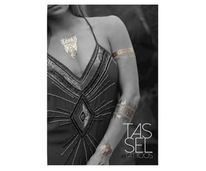 Condition Culture Tassel Tattoos TAKE ME TO GOA  - šperk na tělo (bonus)