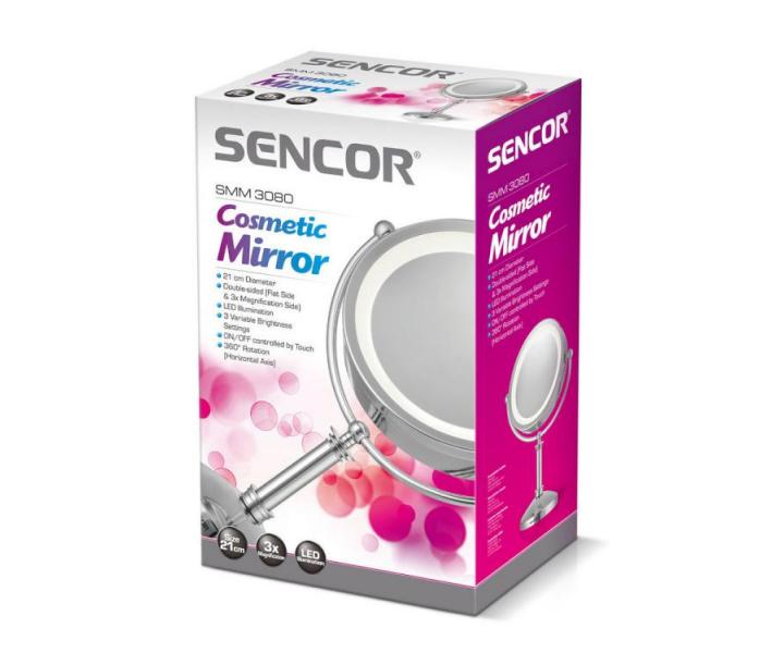 Oboustrann kosmetick zrctko - 3x zvtovac, Sencor