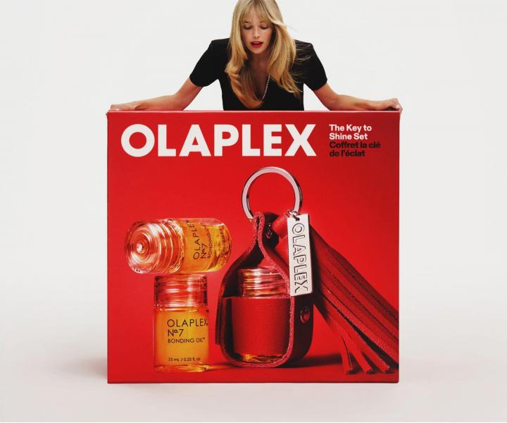 D�rkov� sada pro v��ivu a ochranu vlas� Olaplex The Key to Shine Set