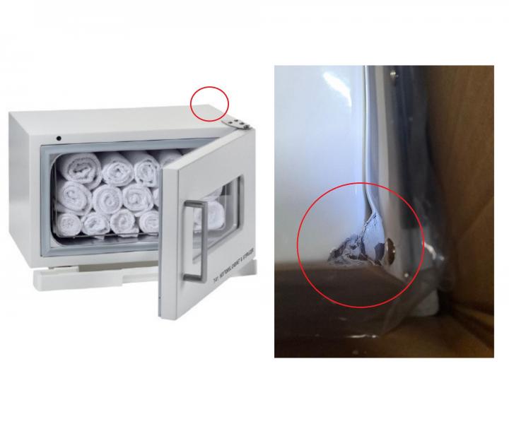 Oh��va� a steriliz�tor ru�n�k� Weelko WARMEX T01 - objem 7 l  - II. jakost - po�kozen� roh