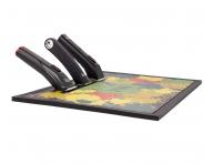 Magnetick silikonov podloka pro strojky a kadenick pomcky Fox Barber Magnetic Mat - 48 x 33 cm