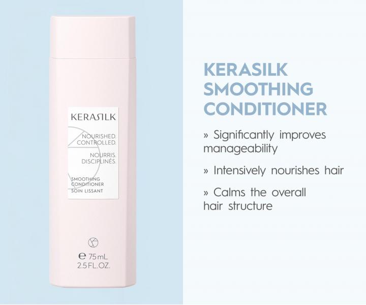 D�rkov� sada pro vyhlazen� krepat�ch a nepoddajn�ch vlas� Kerasilk Smoothing Travel Set