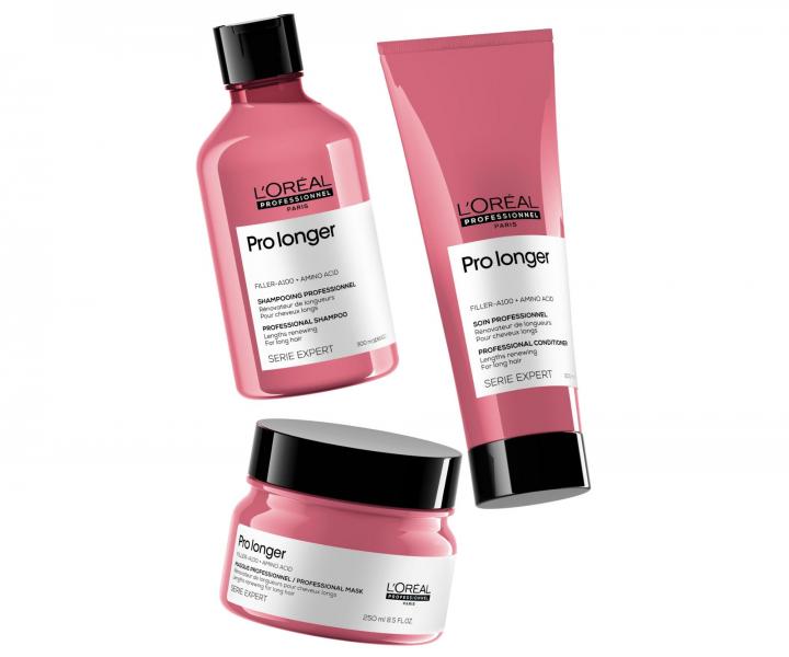 Sada pro obnovení délek Loréal Pro Longer + poukaz na službu Metal Detox ZDARMA