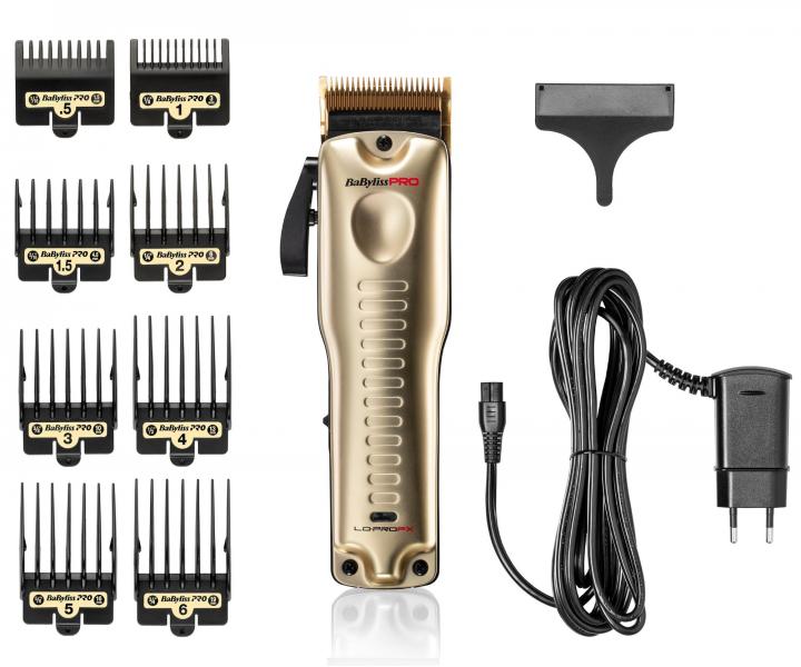 Profesionální strojek na vlasy BaByliss Pro Lo-ProFX FX825GE - zlatý