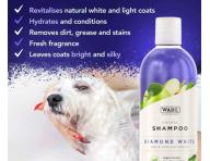 Rozjas�uj�c� �ampon pro sv�tlou zv��ec� srst Wahl Professional Animal Shampoo Diamond White - 500 ml, koncentr�t