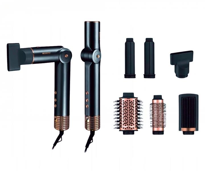 Multifunk�n� kulmof�n Kiepe Professional Home Precision AirFlex - 1500 W, �ern� + kondicion�r It Haircare 300 ml zdarma
