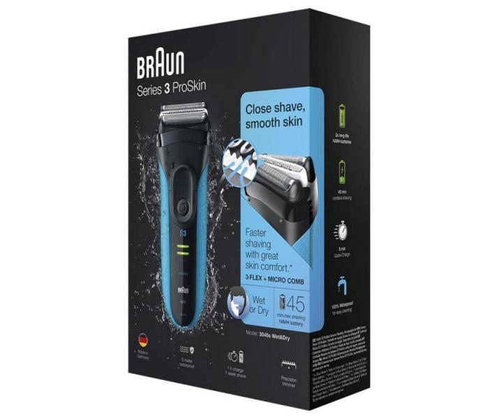 Planžetový holicí strojek Braun Series 3 Pro Skin 3045s