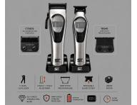 Sada profesion�ln�ho st�ihac�ho a konturovac�ho strojku na vlasy Supreme Trimmer TORQ Kit Elite Set - chromov�