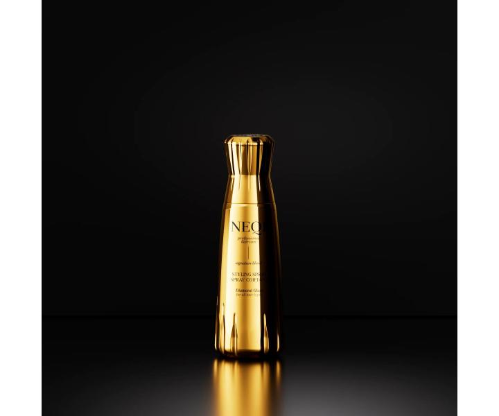 Stylingový sprej pro lesk a hladký vzhled všech typů vlasů Neqi Styling Spray Diamond Glass - 180 ml