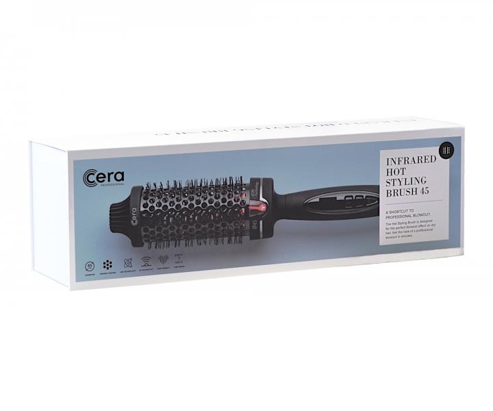 Profesionální nahřívací kulatý kartáč na vlasy Cera HotStyler IR - 45 mm