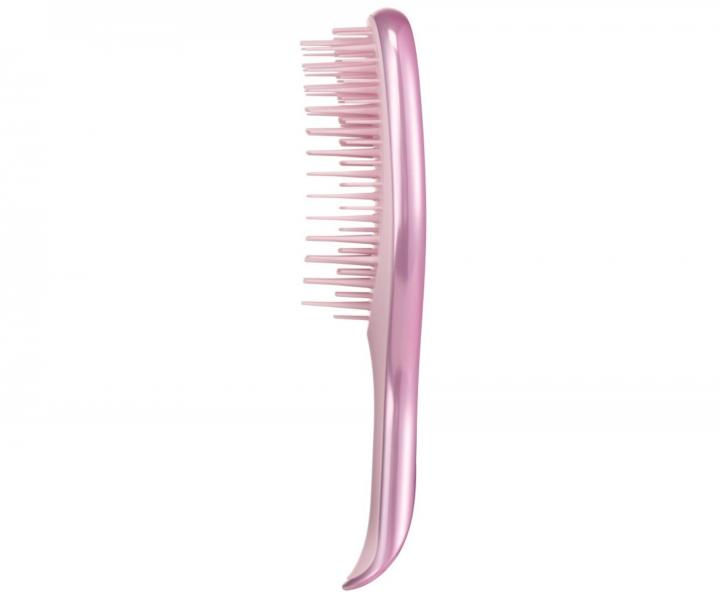 Cestovn� kart�� na roz�es�v�n� vlas� Tangle Teezer Ultimate Detangler Mini Chrome Pink Satin - metalick� sv�tle r��ov�