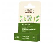 Hydrata�n� balz�m na rty s aloe a limetkou Green Pharmacy Lip Balm - 3,6 g