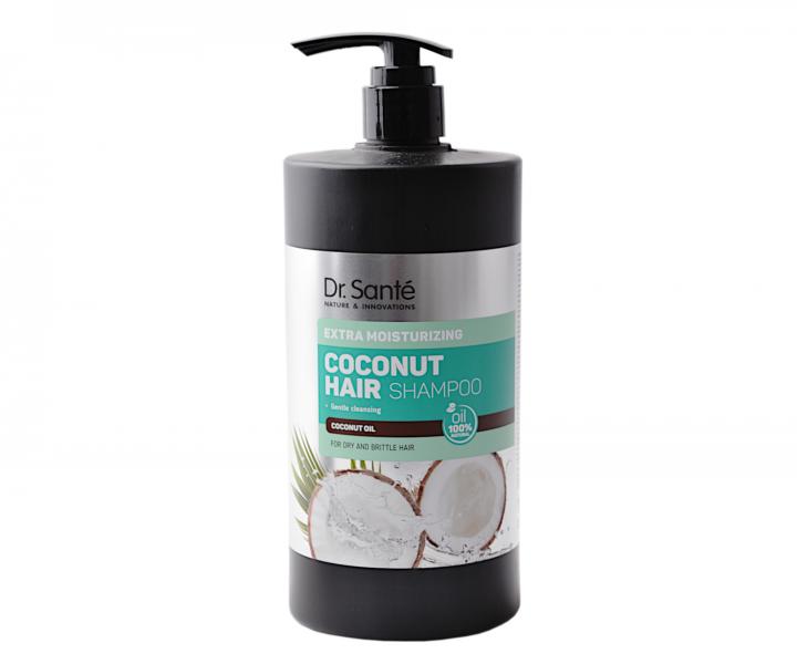Hydratan ampon pro kehk a such vlasy Dr. Sant Coconut - 1000 ml