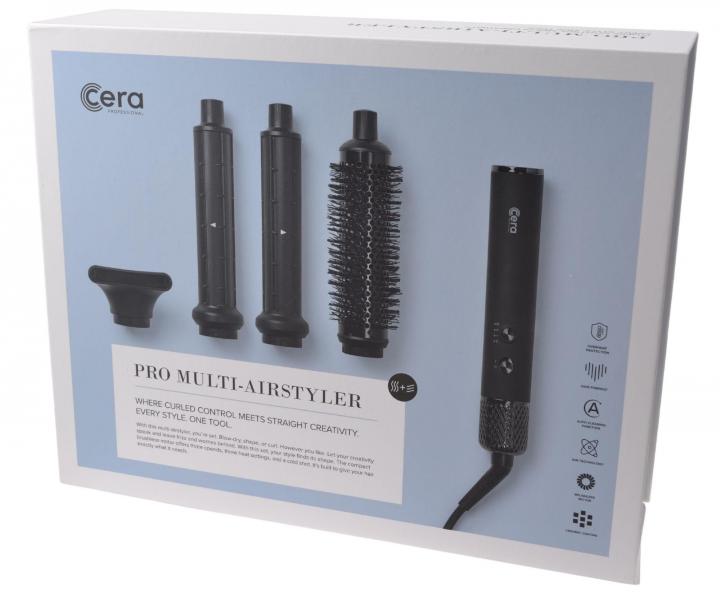 Multifunk�n� horkovzdu�n� kart�� na vlasy Cera Pro Multi-Airstyler RM-HSC98 - 1100 W, �ern�