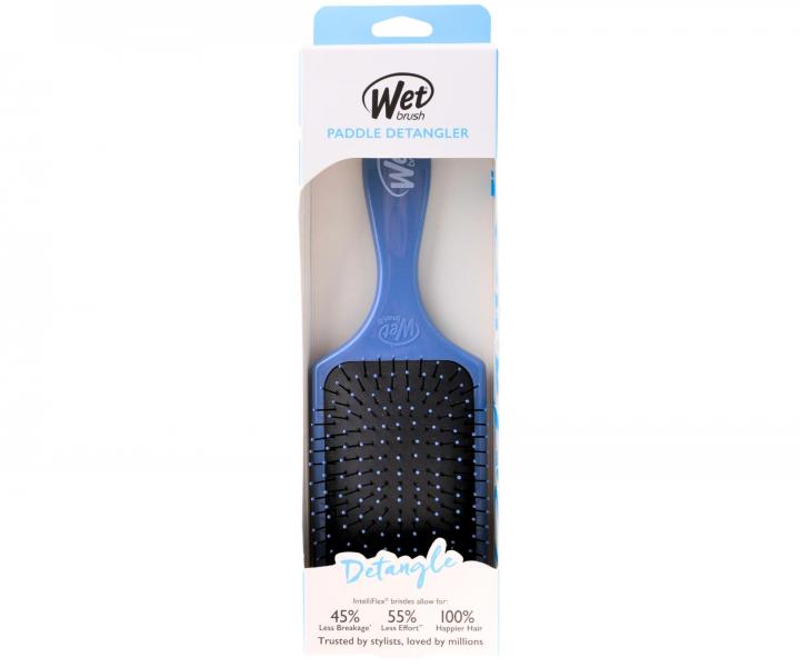 Kartáč na rozčesávání vlasů Wet Brush Paddle Detangler Elemental Blue - modrý