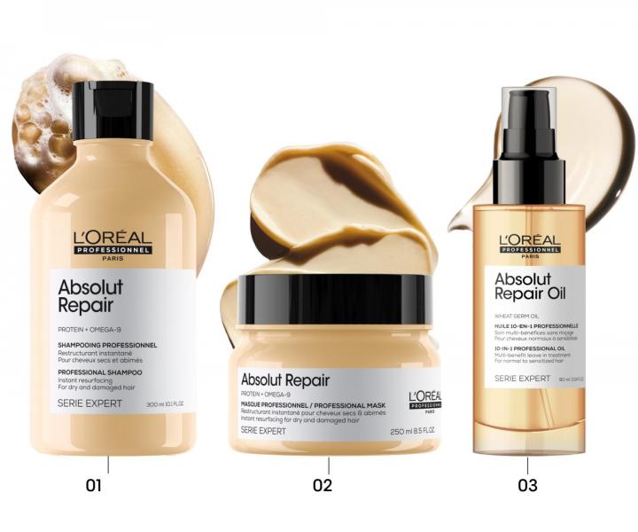 Řada pro suché a poškozené vlasy L’Oréal Professionnel Serie Expert Absolut Repair