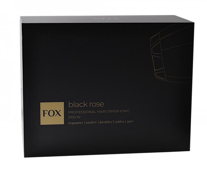 Fén na vlasy Fox Black Rose - 2100 W, černý