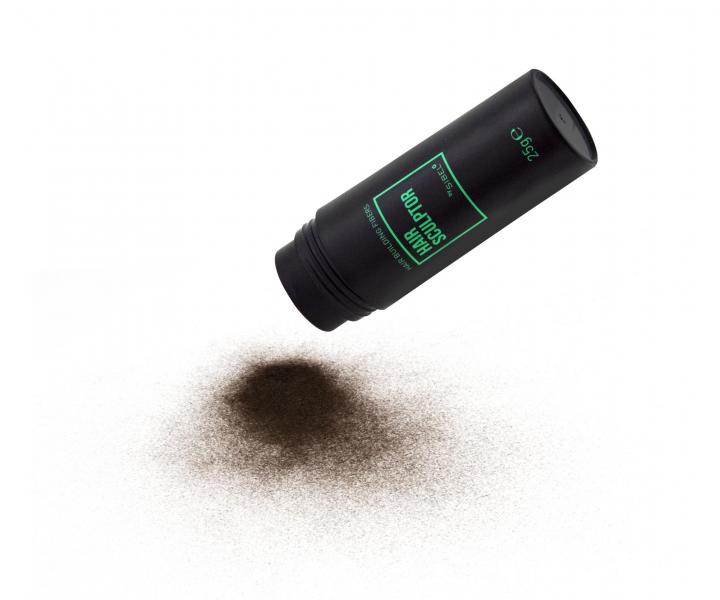 Pudr pro zakrytí řídnoucích vlasů plnitelný Sibel Hair Building Fibers - tmavě hnědá, 25g