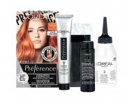 Permanentní barva na vlasy Loréal Préférence 7.434 Electric Mango - zářivě oranžová