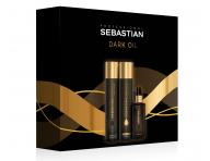 Dárková sada pro hladké a lesklé vlasy Sebastian Professional Dark Oil