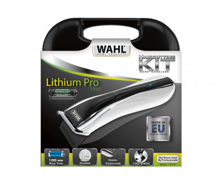 Akumulátorový strojek na vlasy Wahl Lithium Pro LED 1910-0465 - rozbalené