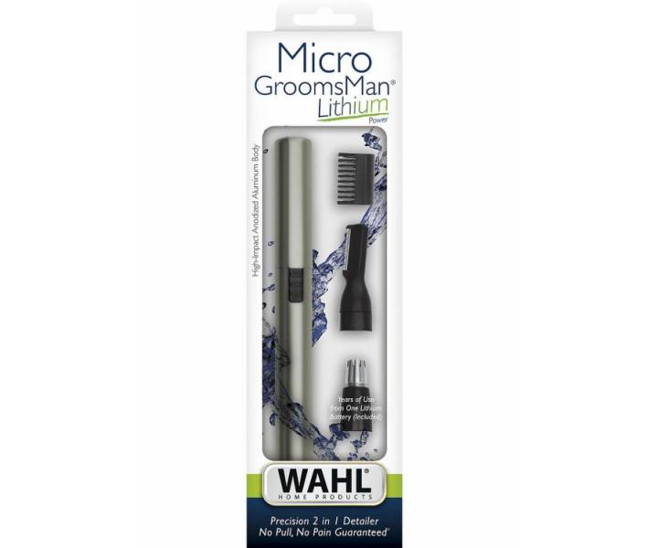 Bateriový zastřihovač nosních chloupků a obočí Wahl Micro Lithium