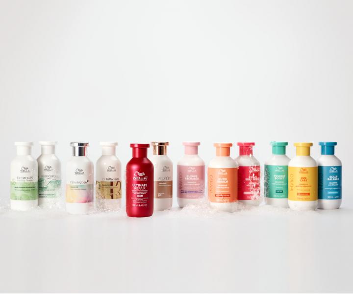 Posilující regenerační šampon pro poškozené vlasy Wella Professionals Fusion Shampoo - 250 ml