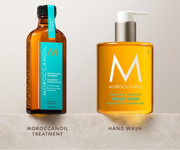 D�rkov� sada olejov� p��e Moroccanoil Treatment Hair & Hand Heroes + tekut� m�dlo na ruce Moroccanoil zdarma