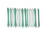 Plastov� nat��ky na trvalou Duko 1161 - pr. 6 mm, 12 ks, zeleno-b�l�