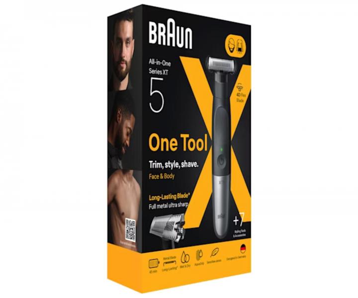 Zastihova na cel tlo Braun XT5100 - ern