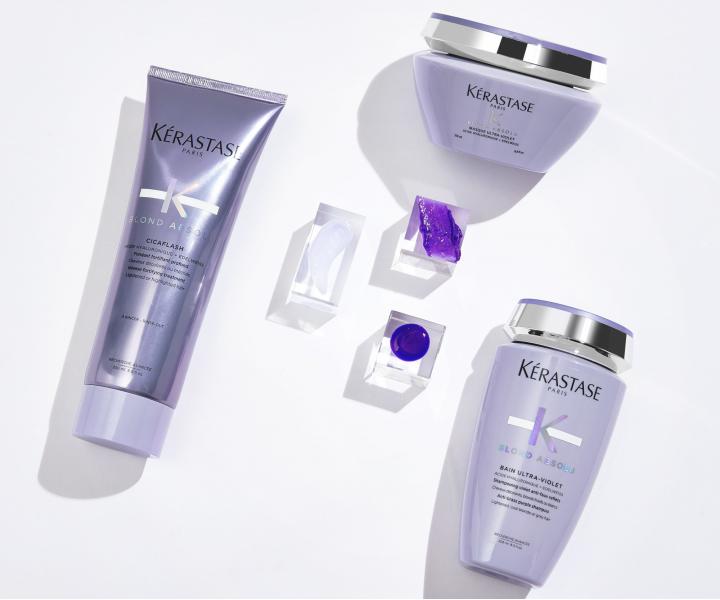 Sada pro rozjasnn blond vlas Krastase Blond Absolu + letn tatika zdarma