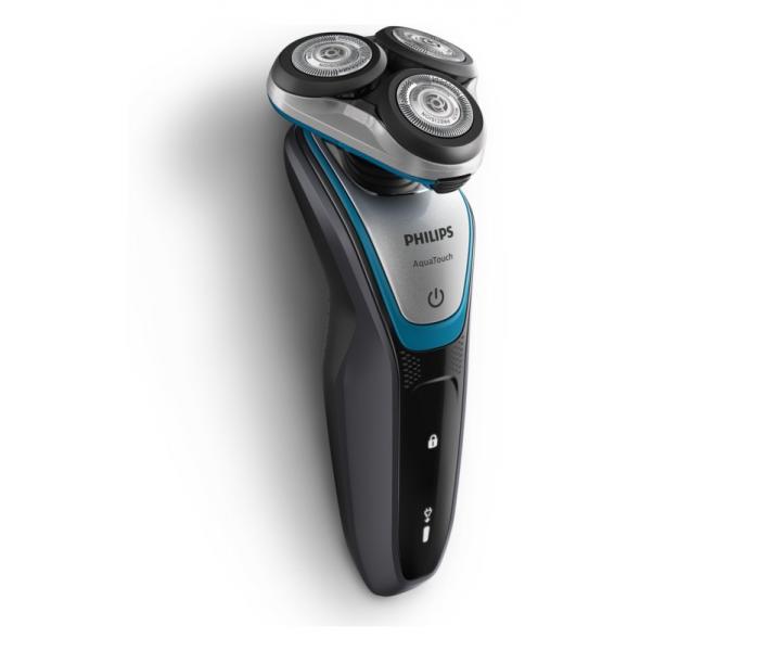 Elektrický holicí strojek Philips AquaTouch S5400/06 - šedý