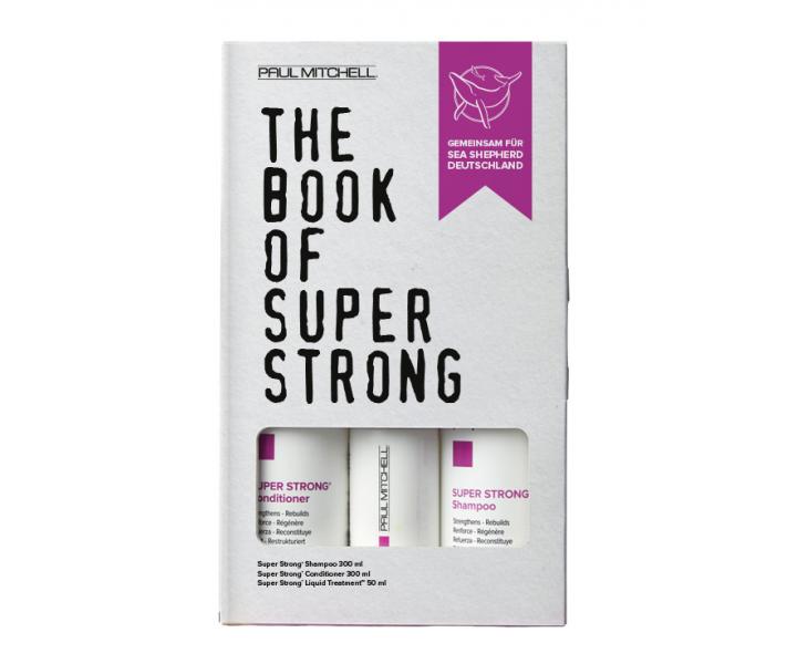 Drkov sada pro poslen vlas Paul Mitchell The Book of Super Strong