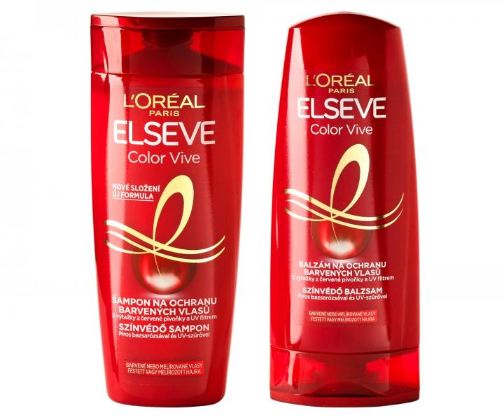 Dárková sada Loréal Paris Elseve Color Vive - šampon 250 ml + péče 200 ml