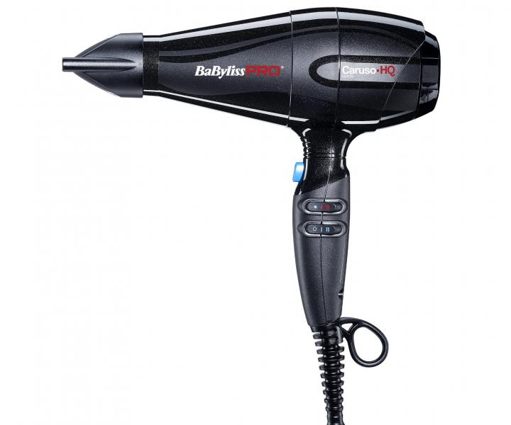 Profesionální fén na vlasy Babyliss PRO Caruso-HQ Ionic - 2400 W - černý