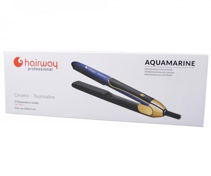 Profesionln ehlika na vlasy Hairway Aquamarine - 100 x 23 mm - ern