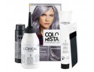 Permanentn barva na vlasy Loral Colorista Permanent Gel Smokey Grey - kouov ed