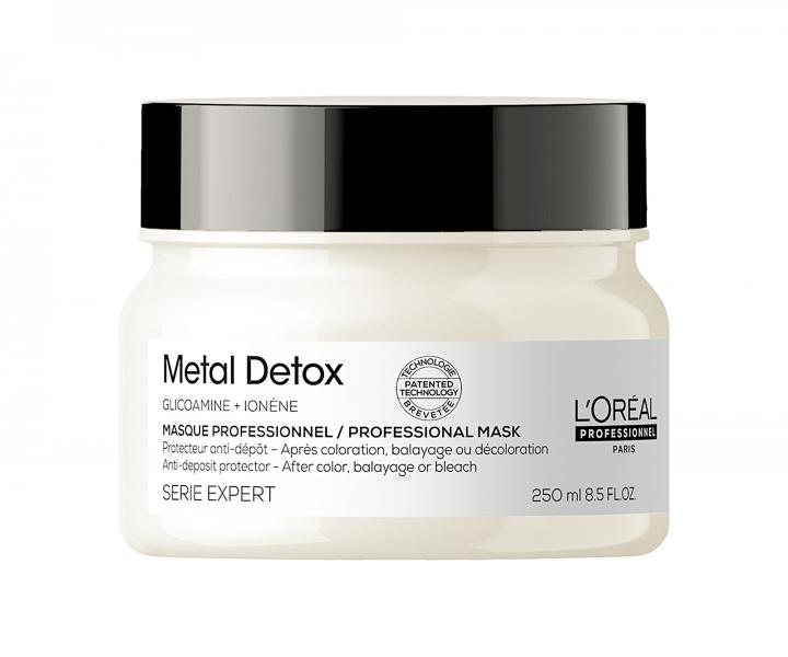 Dárková sada pro barvené a poškozené vlasy Loréal Professionnel Serie Expert Metal Detox Trio