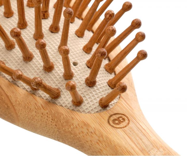 Kartáč na vlasy Olivia Garden Bamboo Touch Massage XS - 16 x 5 cm